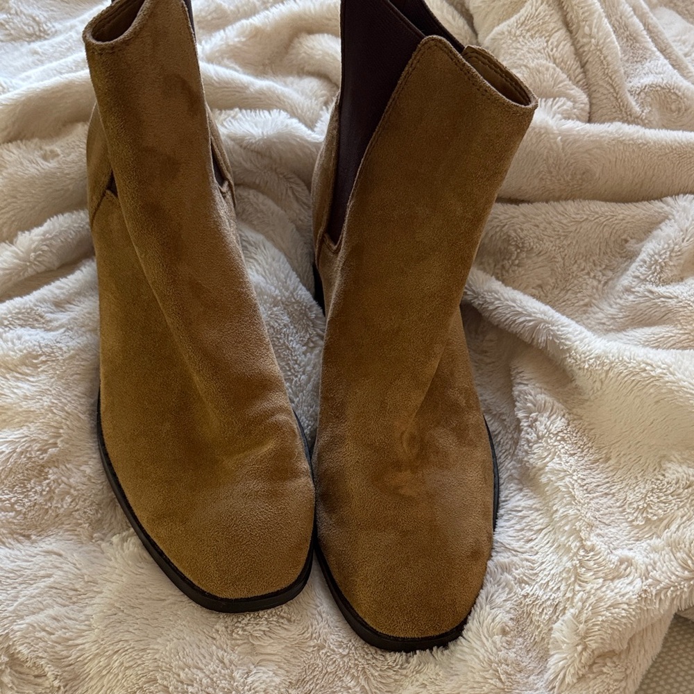 J. Crew Brown Suede Ankle Boots - Picture 8 of 9